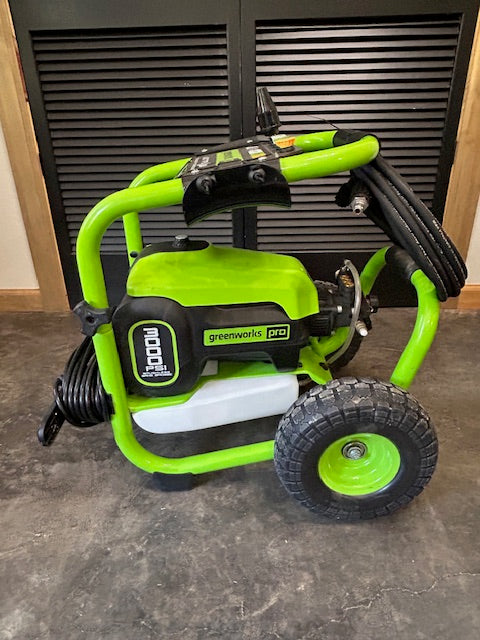 Greenworks 3000 PSI Electric Pressure Washer Combo Kit