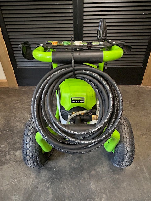 Greenworks 3000 PSI Electric Pressure Washer Combo Kit