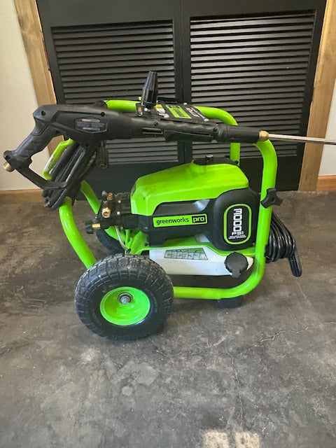 Greenworks 3000 PSI Electric Pressure Washer Combo Kit