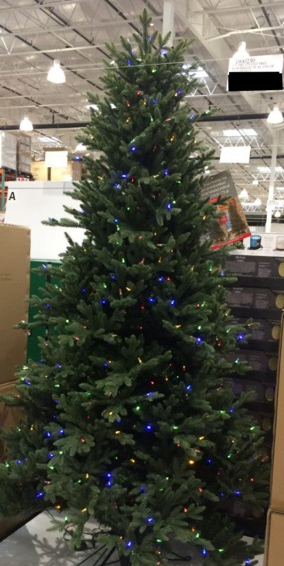 7.5′ Pre-Lit LED Christmas Tree Surebright EZ Connect Color